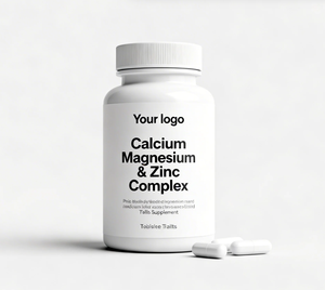 OEM Calcium Magnesium en Zink Complex Pillen Supplement Magnesium Glycinaat Capsules met Zink - Product Image 3