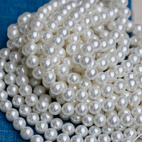Perles de coquillage rondes en vrac de 2 à 12 mm, percées sur une longueur de 2 à 12 mm, pour la fabrication de bijoux DIY, colliers et artisanat
