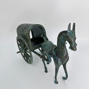 Carrosse Yao à un cheval en bronze de la dynastie <span class=keywords><strong>Qin</strong></span> Modèle en métal précis avec forme réaliste et statut symbolique de la technique sculptée - Product Image 6