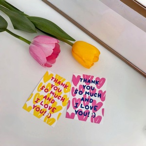 Cartes de gâteaux miniatures au miel et à la douceur, décorations de gâteaux en acrylique en forme de cœurs pour la Saint-Valentin, la fête des mères - Product Image 2