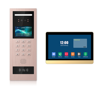TCP/IP Tuya système d'interphone vidéo intelligent avec reconnaissance faciale système de porte en métal mains libres