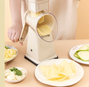 Cortador de Verduras Multifuncional Manual para Cocina - Rebanador y Triturador de Verduras y Papas - Product Image 6