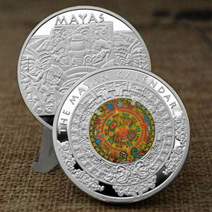 Médaille de pièce commémorative plaquée argent Reliefs mayas - Product Image 4
