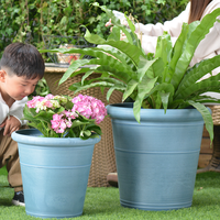 Pots de fleurs décoratives pour l'extérieur, serre de jardin, larges plantes