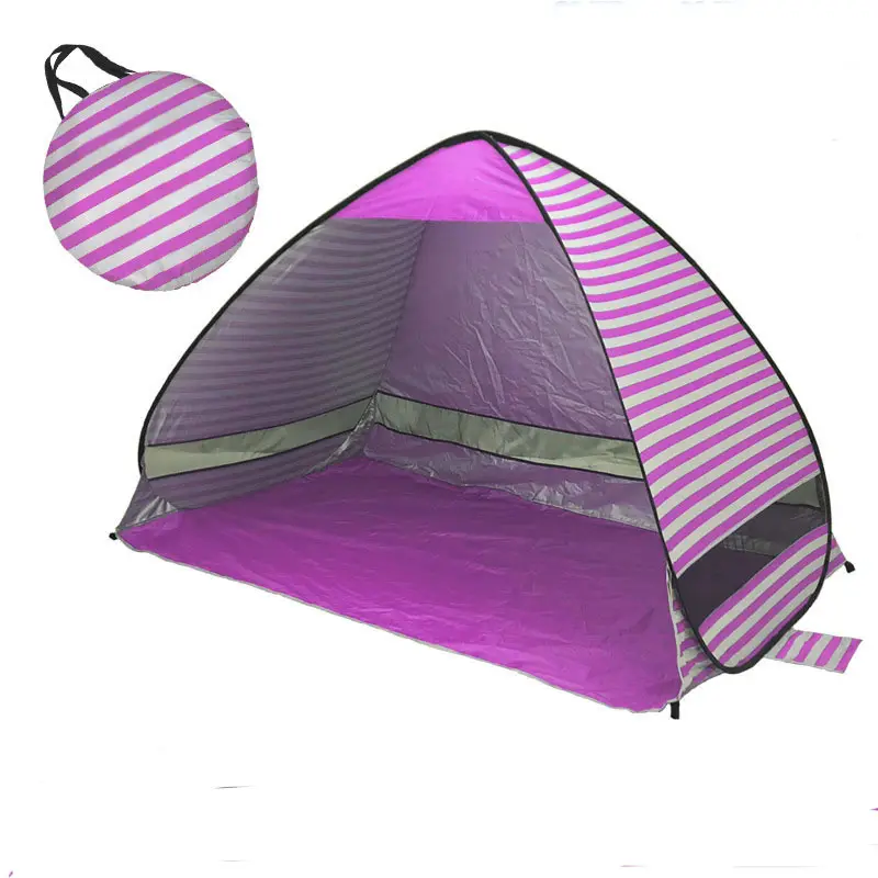Person Camping Tent Wholesale High Quality Cheap Personalized Beach Camping Instant Automatic Home Sunshade Beach Tent With Logo