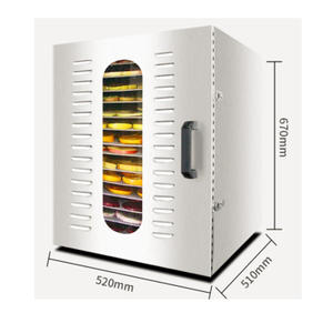 <span class=keywords><strong>Deshidratador</strong></span> de alimentos profesional de acero inoxidable para el hogar, con 10 estantes - Product Image 1