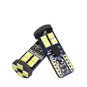 Lampu Sorot Lebar Dekoding Performa Tinggi 12SMD Baru T10 3030 Lampu Pelat Lisensi Lampu Led W5w LED Lebar Lampu Canbu