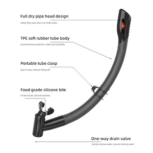 Nuevo producto, <span class=keywords><strong>precio</strong></span> <span class=keywords><strong>de</strong></span> fábrica, esnórquel, natación, esnórquel seco <span class=keywords><strong>profesional</strong></span> para niños - Product Image 5