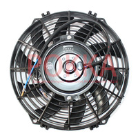 Kipas Radiator Mobil Universal POKKA 24V 9 Inch Kipas Pendingin Radiator untuk Mobil Truk Otomotif