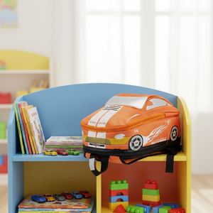 <span class=keywords><strong>Sac</strong></span> à <span class=keywords><strong>dos</strong></span> scolaire en forme <span class=keywords><strong>de</strong></span> <span class=keywords><strong>voiture</strong></span> <span class=keywords><strong>de</strong></span> <span class=keywords><strong>course</strong></span> 3D en gros pour garçons, polyester et nylon, grande capacité, fermeture éclair tendance - Product Image 1