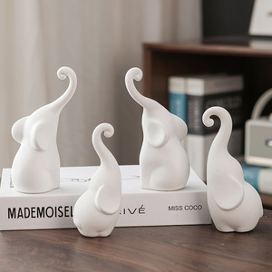 Design creativo della coppia di ornamenti in ceramica con elefante a tema amore per la casa, mobile per la TV, armadio per il vino, decorazione, <span class=keywords><strong>regalo</strong></span> - Product Image 4