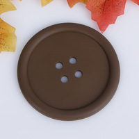 Sous-verre créatif en résine, couleur unie, minimaliste, en silicone souple, isolant thermique, antidérapant, pour tasse à thé, bureau