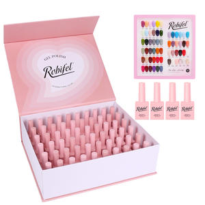 Cosmetici vendita calda nuovo ultimo set di smalti per unghie in gel uv con base organica a 60 colori completi e top coat - Product Image 5