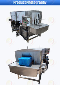 Lavadora Industrial de Bandejas, Lavadora Automática, Caja de Engranajes, Lavadora de Cestas de Plástico - Product Image 3