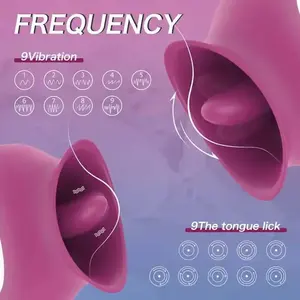 Juguete Sexual de Silicona con Doble Cabezal para Estimulación del Orgasmo Femenino, Simulador de Vibración y Succión - Product Image 4