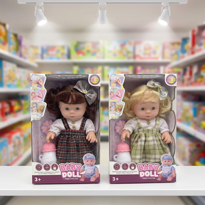 Brand New Interactive 10 Inch Vinyl Plastic Voice Unisex Baby <b>Doll</b> with Comb & Bottle for Potty Training Pretend <b>Play</b> - Product Image 1