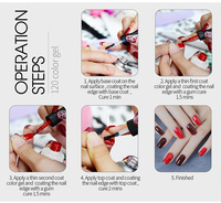 Ensemble de vernis à ongles en gel certifié MSDS, marque privée 2025, 120 couleurs, fournisseur en gros de produits pour ongles, professionnel, non toxique, 15 ml, gel UV