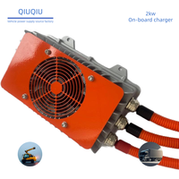 Chargeur de véhicule électrique 2KW 3.3KW 6.6KW, chargeur embarqué OBC pour véhicules électriques à batterie lithium-ion