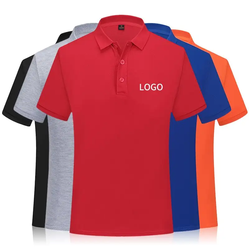 Polo di alta qualità in cotone moda polo shirt golf sport all'aria aperta ricamo personalizzato t-shirt