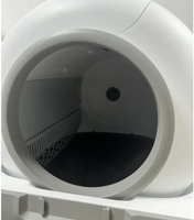 Accessoire pour litière automatique pour chat, filtre à mailles amovible et panneau arrière pour un nettoyage facile du sable