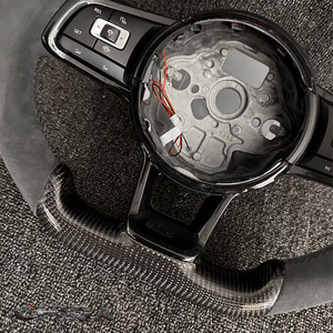 Volante de Fibra de Carbono con LED Mejorado para Volkswagen Golf R 6 7 8 MK6 MK7 Passat B6 <span class=keywords><strong>Polo</strong></span> Jetta Tiguan - Product Image 5