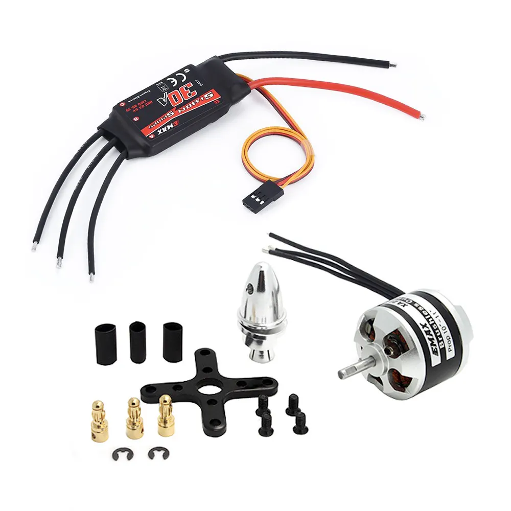 EMAX XA2212 820KV 980KV 1400KV Motor With Simonk 30A ESC with 1045 props Set For RC Model for F450 F550 RC Quadcopter