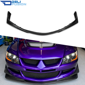 สปอยเลอร์หน้าคาร์บอนไฟเบอร์ สำหรับมิตซูบิชิ แลนเซอร์ อีโวลูชั่น EVO 8 CT9A ปี 2001-2007 ชุดแต่งกันชนหน้า สไตล์ Ralliart - Product Image 1
