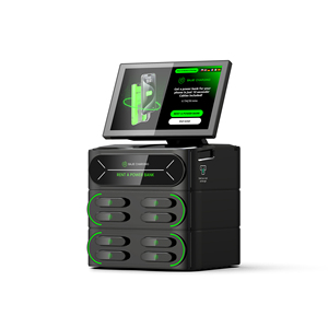 Borne de recharge rapide empilable avec écran tactile intégré pour <span class=keywords><strong>terminal</strong></span> de point de vente, 8 emplacements et <span class=keywords><strong>location</strong></span> de batteries externes - Product Image 1