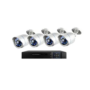 מערכת אבטחת מצלמה טלוויזיה במעגל סגור 1080 P dvr עם מצלמה הגדר