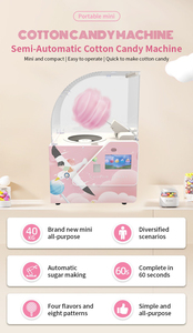 Thép không gỉ Bốn hương vị khác máy móc chế biến thực phẩm Máy bán hàng tự động Trung Quốc máy kẹo bông cho các bên - Product Image 4