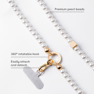 Nouveaux <span class=keywords><strong>bijoux</strong></span> de perles de luxe polyvalents à la mode collier de perles de cristal chaînes fonctionnelles pour <span class=keywords><strong>iphone</strong></span> 16 Pro Max - Product Image 5