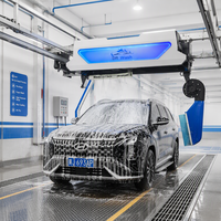 Machine de lavage de voiture automatique sans contact à 360 degrés, sans brosse, haute pression, avec sécheur d'air