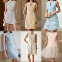 Robes d'occasion en mousseline mélangée de qualité supérieure, légères, pour femmes, vente en gros, vêtements d'été de seconde main en vrac