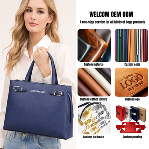 Bolso Tote Casual Impermeable para Mujer con Cierre y Detalles Metálicos, Personalizable con Logotipo, Hecho de Material PU Resistente - Product Image 4