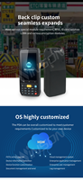 2025 Scanner de codes à barres Android 5000mAh Portable robuste Android 14 PDA 4G Wi-Fi données RFID inventaire 1D/2D/QR Scanner d'inventaire