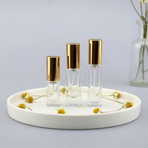 Venta al por Mayor de Botellas de <span class=keywords><strong>Perfume</strong></span> de Vidrio Cuadradas de 3ml y 5ml, Atomizadores Vacíos con Tapas Metálicas - Product Image 5