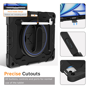 Rugged chống sốc bảo vệ Bìa trường hợp đối với <span class=keywords><strong>iPad</strong></span> Pro 11 2024 Trường hợp với chủ cho trẻ em Tablet trường hợp đối với <span class=keywords><strong>iPad</strong></span> 11 inch M4 2024 - Product Image 5