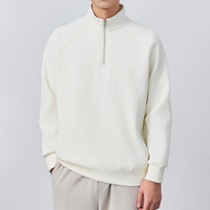 Sudadera Deportiva con Capucha para Hombre, Personalizada al por Mayor, ODM, 100% Algodón, Secado Rápido, Impermeable, Estampada, con Cierre de Cremallera de un Cuarto, para Invierno - Product Image 2