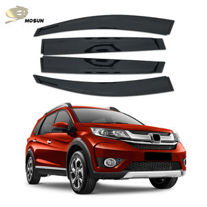 แผ่นบังแดดข้างประตูรถยนต์ MOSUN สำหรับ HONDA BR-V <span class=keywords><strong>BRV</strong></span> ปี 2015-2021 ช่วยระบายอากาศ กันฝน กันลม - Product Image 1