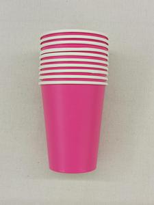 Vajilla Desechable de Color Liso DAMAI, Artículos para Fiestas de Color Rosa Intenso, Decoración de Mesa Sólida Desechable para Eventos de Cumpleaños, Servilletas y Vasos de Papel - Product Image 6