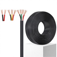 Cables Eléctricos de Cobre Desnudo Redondos Aislados en PVC de Alta Demanda, 18-24 AWG, 300V, IP20, para Cableado Doméstico