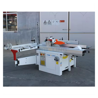 FSBOLING Scie à table multifonctionnelle pour couper le bois à 45 ou 90 degrés Scie à table coulissante pour la menuiserie de panneaux de mélamine