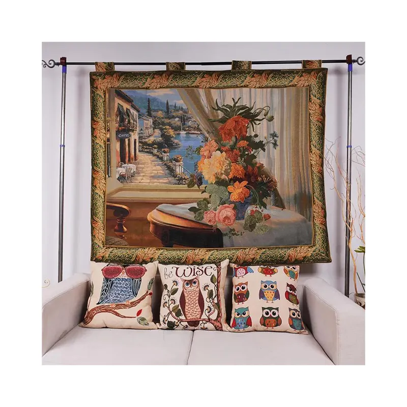 PLUS home antique decorative chinese customised made tapestry for wall hangings