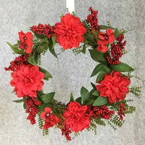 decorative flowers picks all year round wreath making supplies roses artificial plant