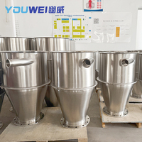 Système de convoyage et de pesage sous vide personnalisé, acier inoxydable 304/316L, sans poussière, antidéflagrant pour la manutention industrielle des poudres
