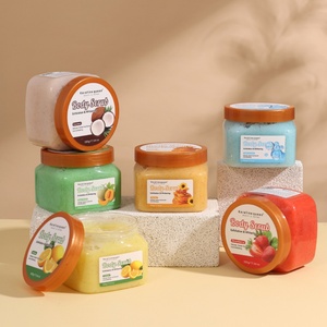 Customized Logo Bath <b>Body</b> <b>Scrub</b> Whitening Exfoliating Moisturizing Deep Strawberry Coconut <b>Body</b> <b>Scrub</b> - Product Image 4