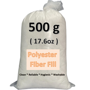 Thân Thiện Với Môi 500G Túi Fiberfill Đầy Đặn Sợi Polyester Sợi Nhồi Chính Dacron Làm Đầy Carded Sợi Đệm Điền Mềm Đồ Chơi Làm Đầy - Product Image 1