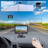 Moniteur LCD TFT HD 7 pouces avec options 800*480/1024*600 IPS AHD720/1080P Aide à l'inversion de voiture avec surveillance de la vue arrière