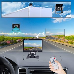 7-inch HD TFT <span class=keywords><strong>LCD</strong></span> Monitor với 800*480/1024*600 IPS ahd720/1080p tùy chọn xe đảo ngược Viện trợ với Rear View giám sát - Product Image 6