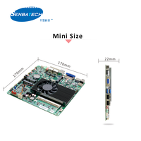 Carte mère Mini Itx Hm77 Qm77 I5 3e génération I5 3210m 2.5GHz processeur carte mère double cœur